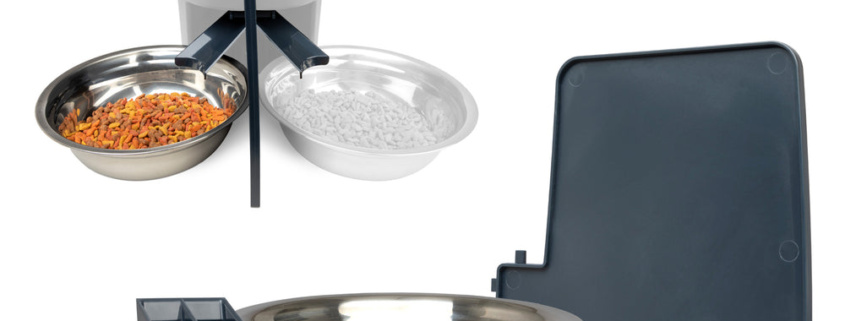 2-Pet Meal Splitter with Bowl